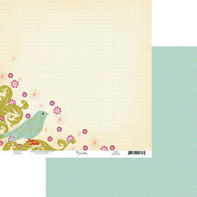 Scenic Route - Laurel Baywood Lane 12x12 double sided cardstock  (pack of 10)